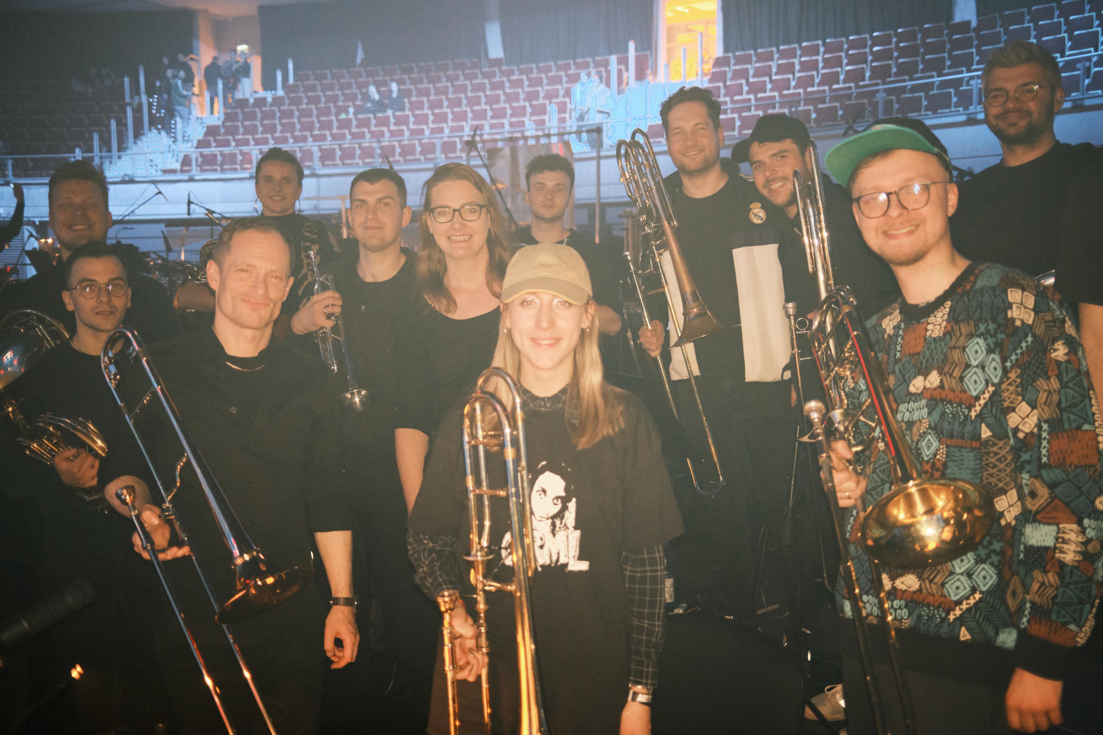 WWA Orchestra backstage